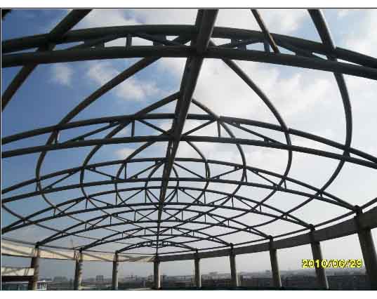 孝感中煤朔州宾馆管桁架工程
